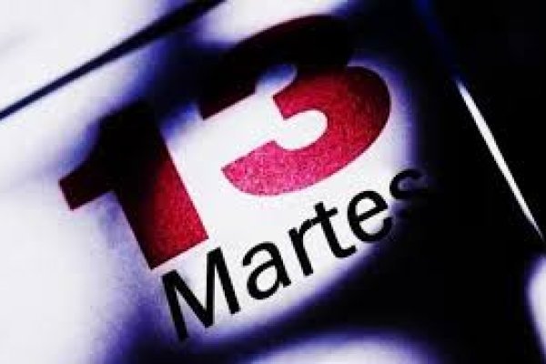 Llegó el último martes 13 del año