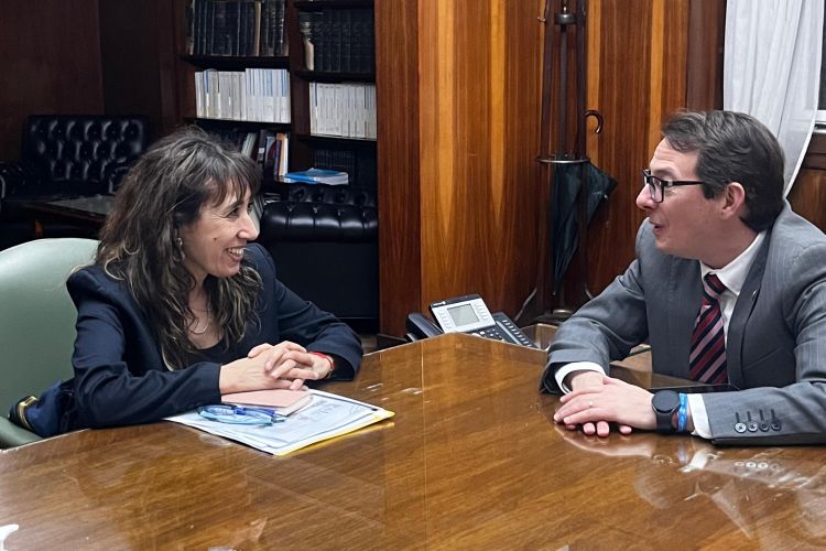 Reyes se reunió con Carlos Guberman para dialogar por obras en Santa Cruz