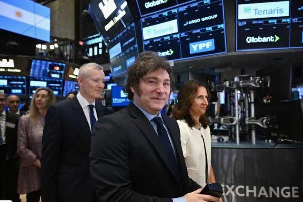 Discurso de Milei en Eeuu: las acciones argentinas en Wall Street cayeron hasta 3,6 por ciento