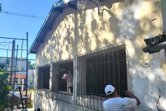 La obra de ampliación para la escuela Emilio J. Gouchón en Colón avanza a buen ritmo