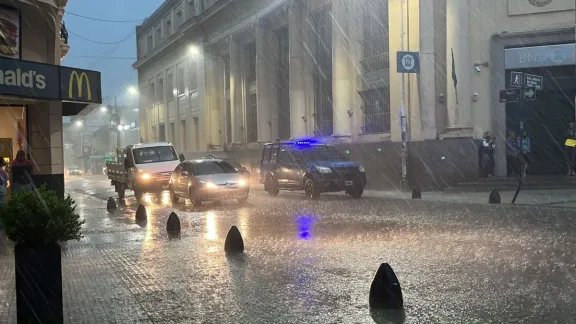 Elevaron a naranja el nivel de alerta por tormentas durante el domingo para Entre Ríos