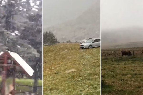 Nevó el Sierra de la Ventana