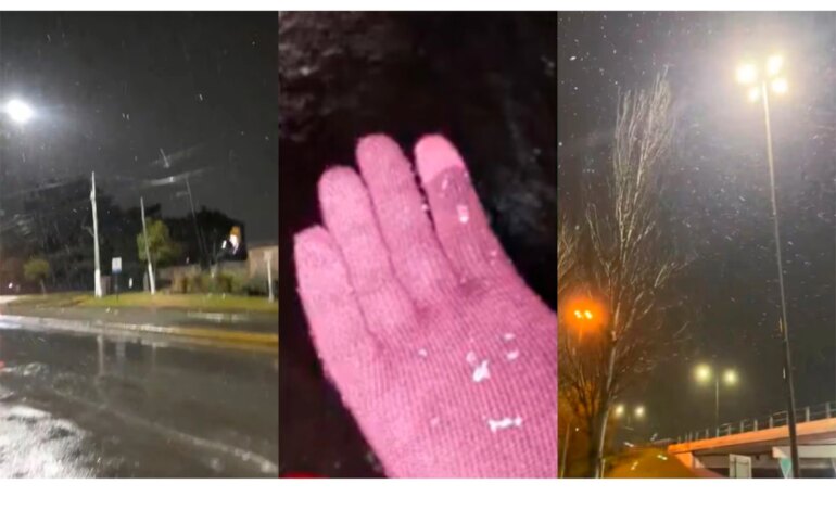 Nevadas en el Conurbano bonaerense